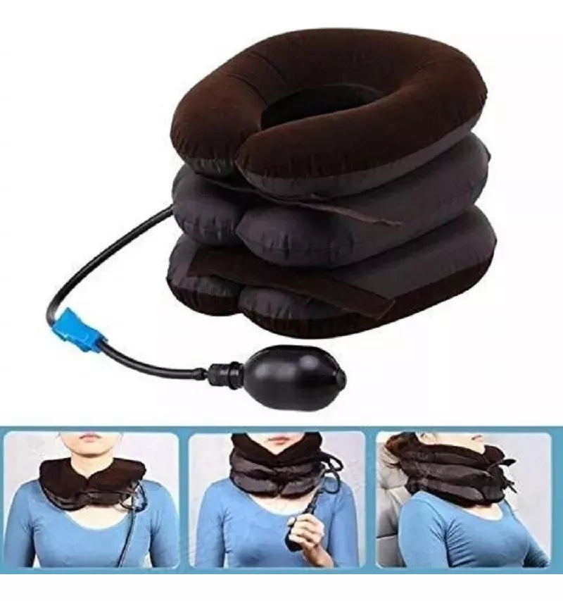 Cojín Cervical Inflable de 3 Capas
