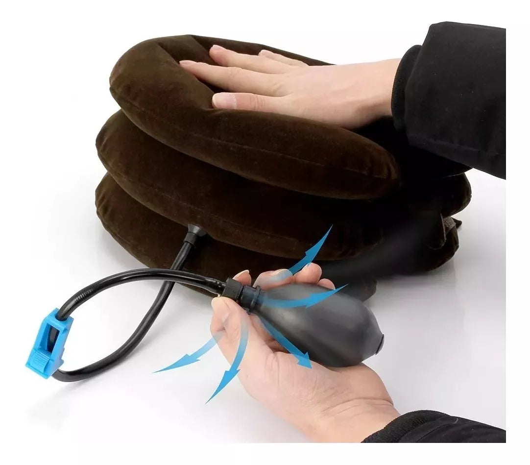 Cojín Cervical Inflable de 3 Capas