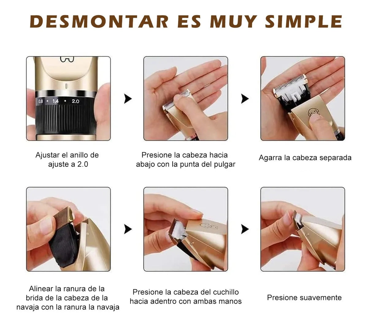 Cortapelos Profesional Para Mascotas