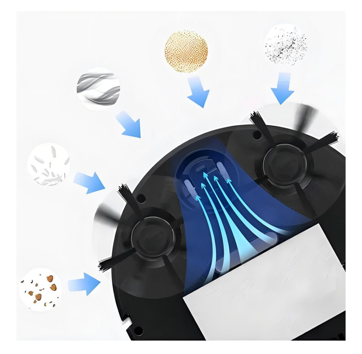 Aspiradora Robot Barredora Inteligente 12V