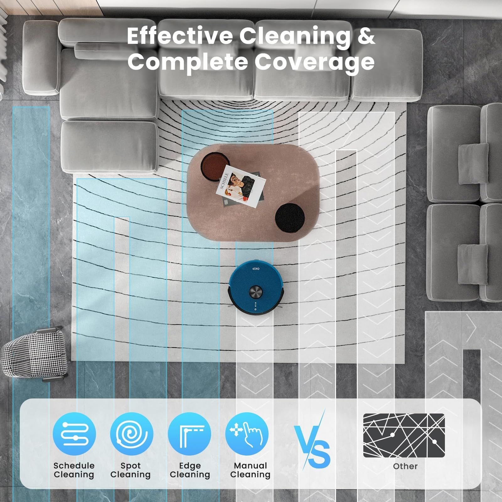 Aspiradora Robot Barredora Inteligente 12V